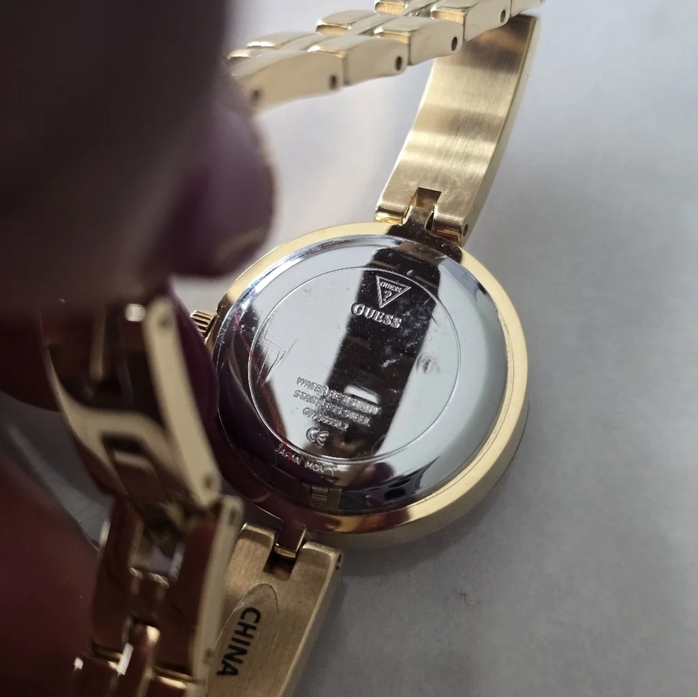 Women's Analog Gold-Tone Stainless Steel Watch 27mm Women New